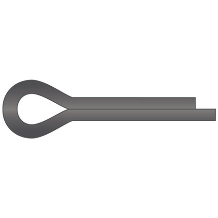 Heritage Industrial Cotter Pin, 1/8 in Dia, 2-1/4 in L, Steel, 1 PK CPP-125-2250